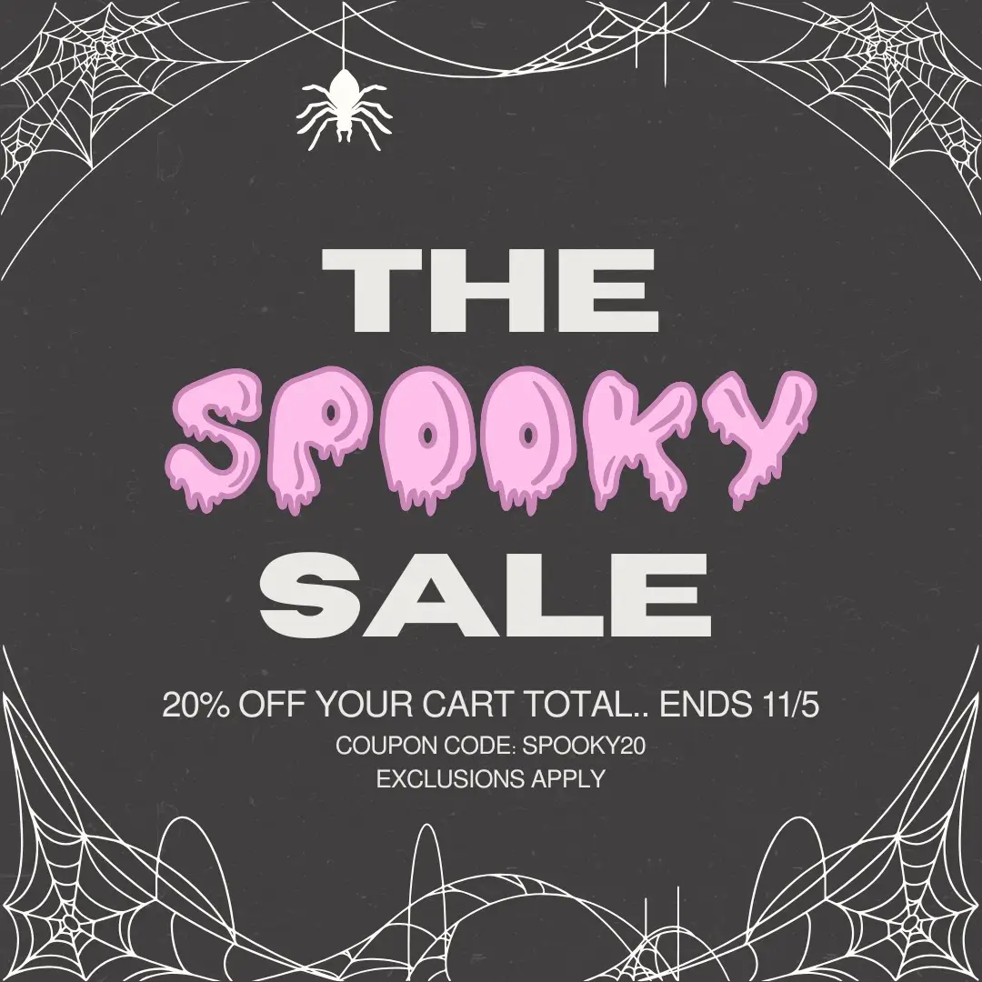 Halloween Spooky Sale 20% Off